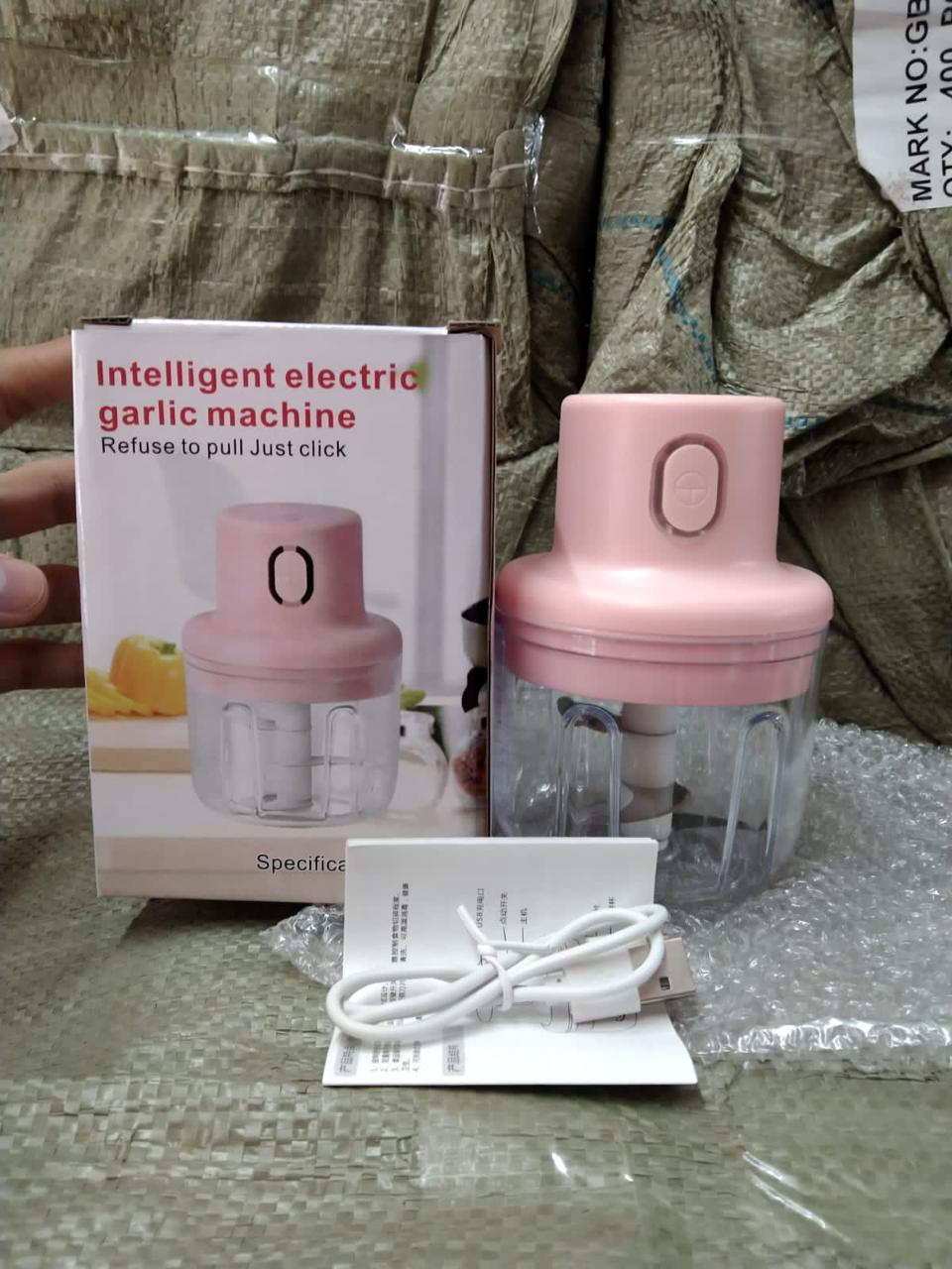 Electric Mini Garlic & Vegetable Chopper (250 ml, USB Powered)