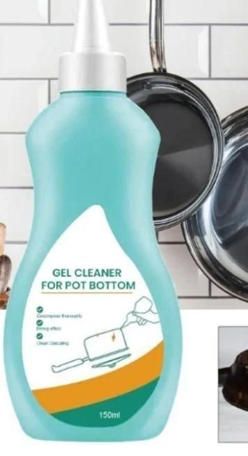 No-Scrub Cleaning Gel for Pot & Pan Bottom – Removes Burnt Stains
