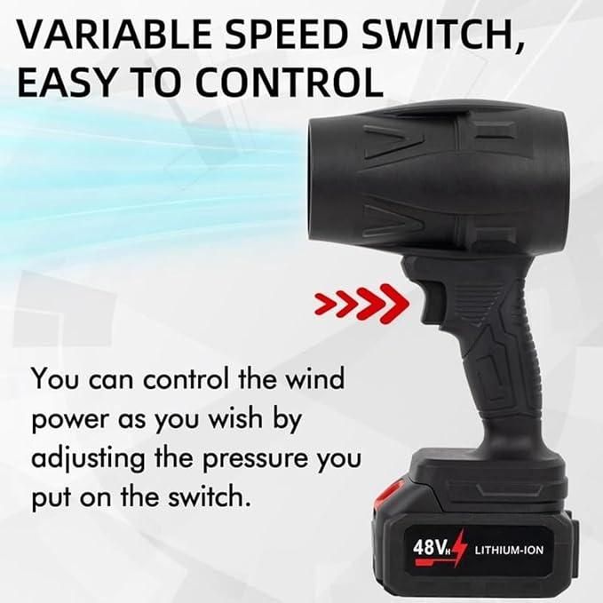 Cordless Turbo Jet Blower for Deep Cleaning & Dirt/Dust Removal