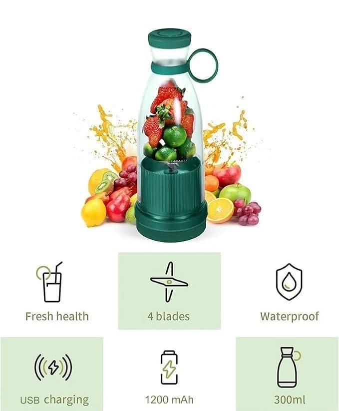Portable Mini Juice Blender for Kitchen & Travel (Multifunctional)