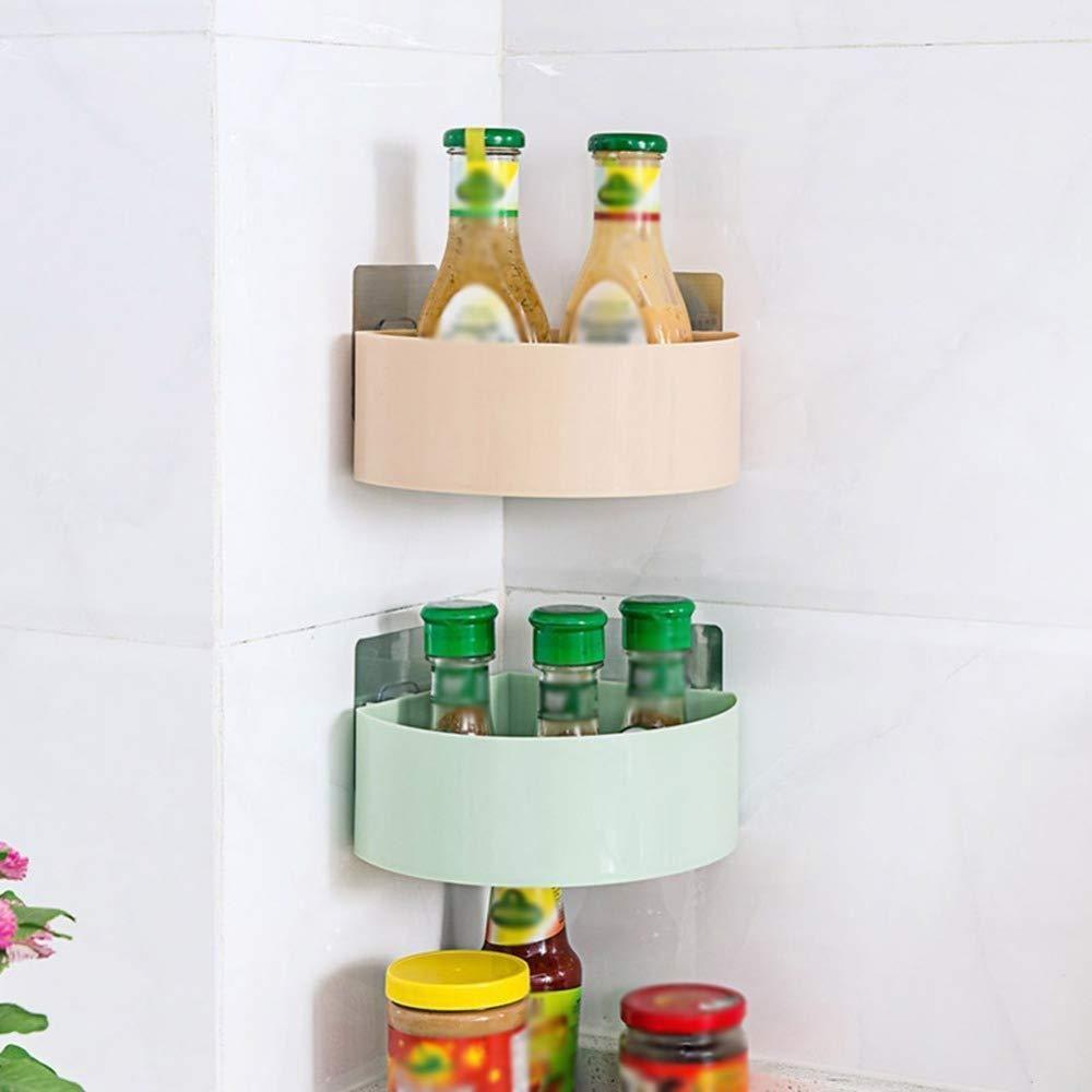 No-Drill Corner Storage Rack with 5 Shelves – Wall Mounted Organizer