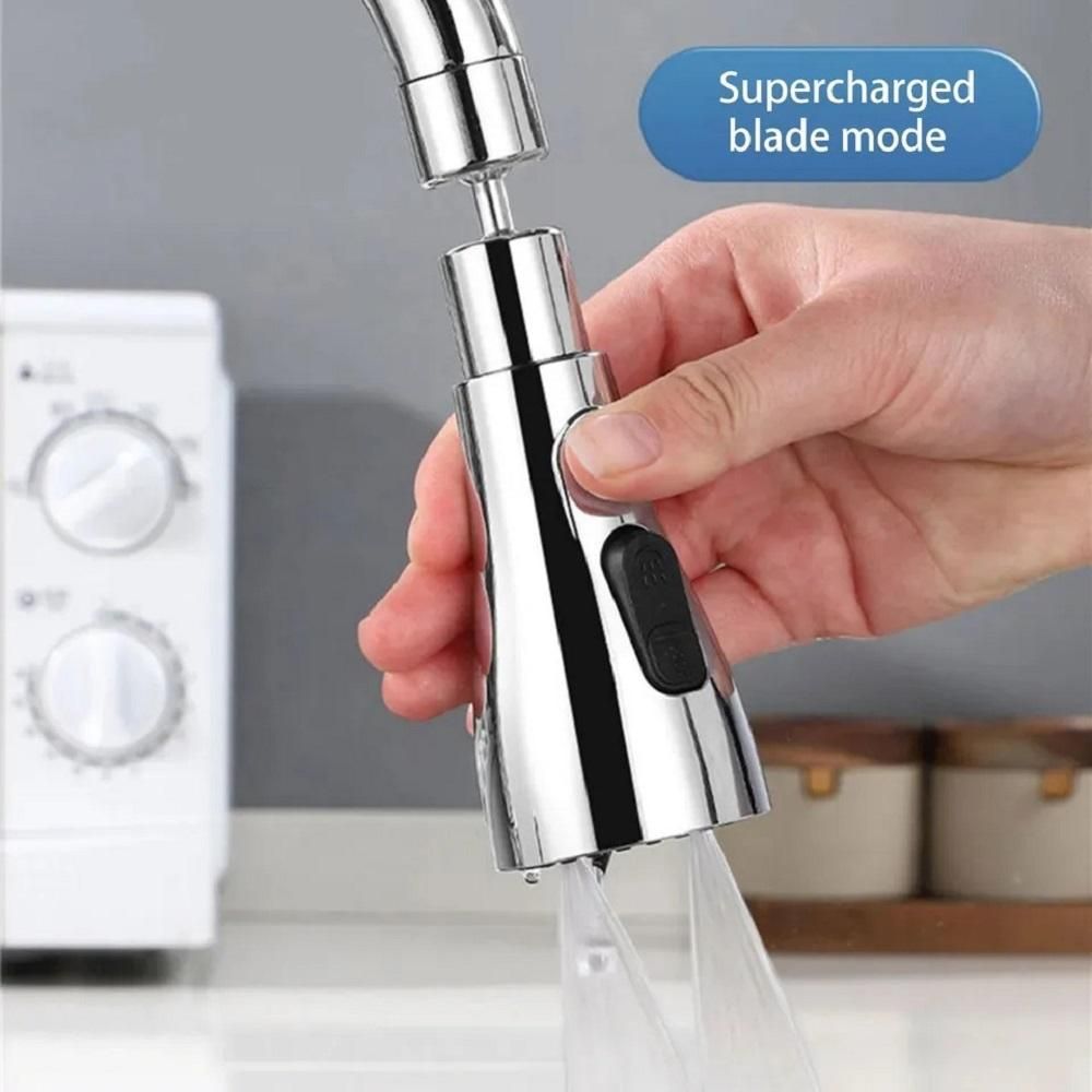 3-Mode Kitchen Sink Faucet Extender – Adjustable Water Spray Head