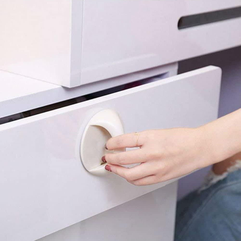 No-Drill Self-Adhesive Handles for Cabinet & Drawer (Pack of 4)