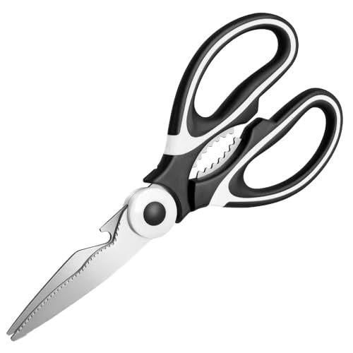 Multifunction Kitchen Scissors – Vegetable/Meat Cutter, Nutcracker & Bottle Opener (Stainless Steel)
