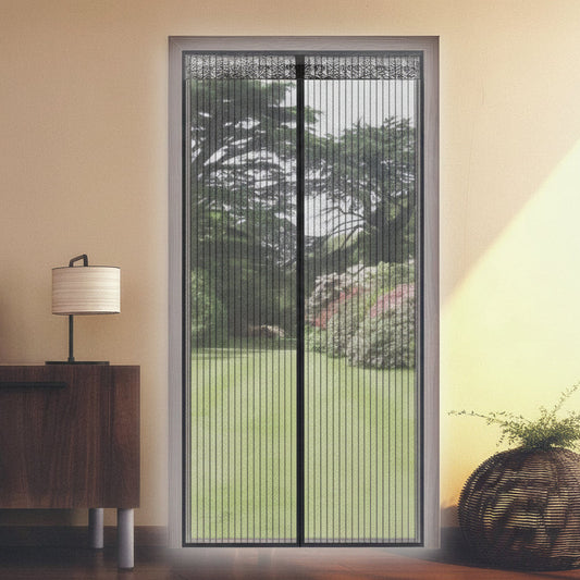 Magnetic Mesh Door Curtain to Block Mosquitoes & Dust