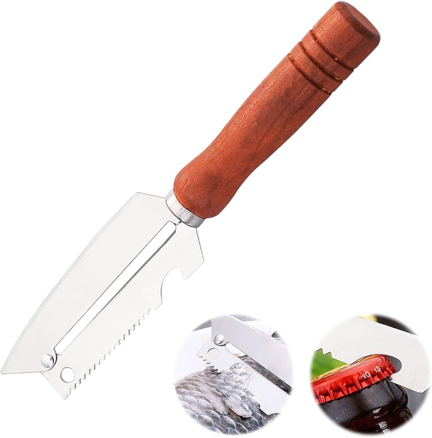 3-in-1 Kitchen Peeling Knife – Peeler, Cutter & Bottle Opener