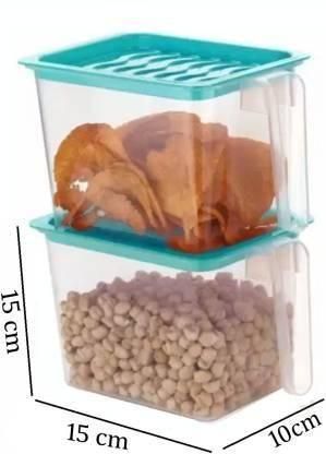 Unbreakable Kitchen Storage Containers (1000 ml each, Pack of 6)