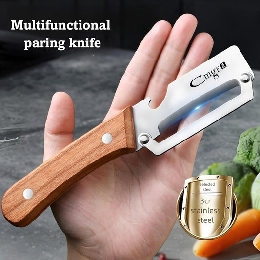 2-in-1 Kitchen Peeler with Bottle Opener Handle