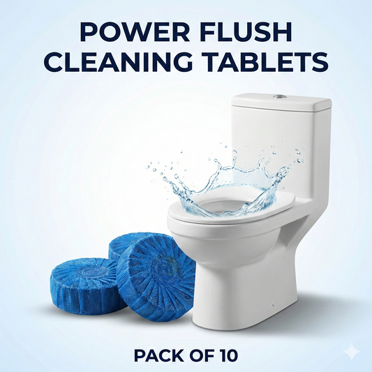 Toilet Cleaning & Deodorizing Tablets – Pack of 10 (Just drop & flush)